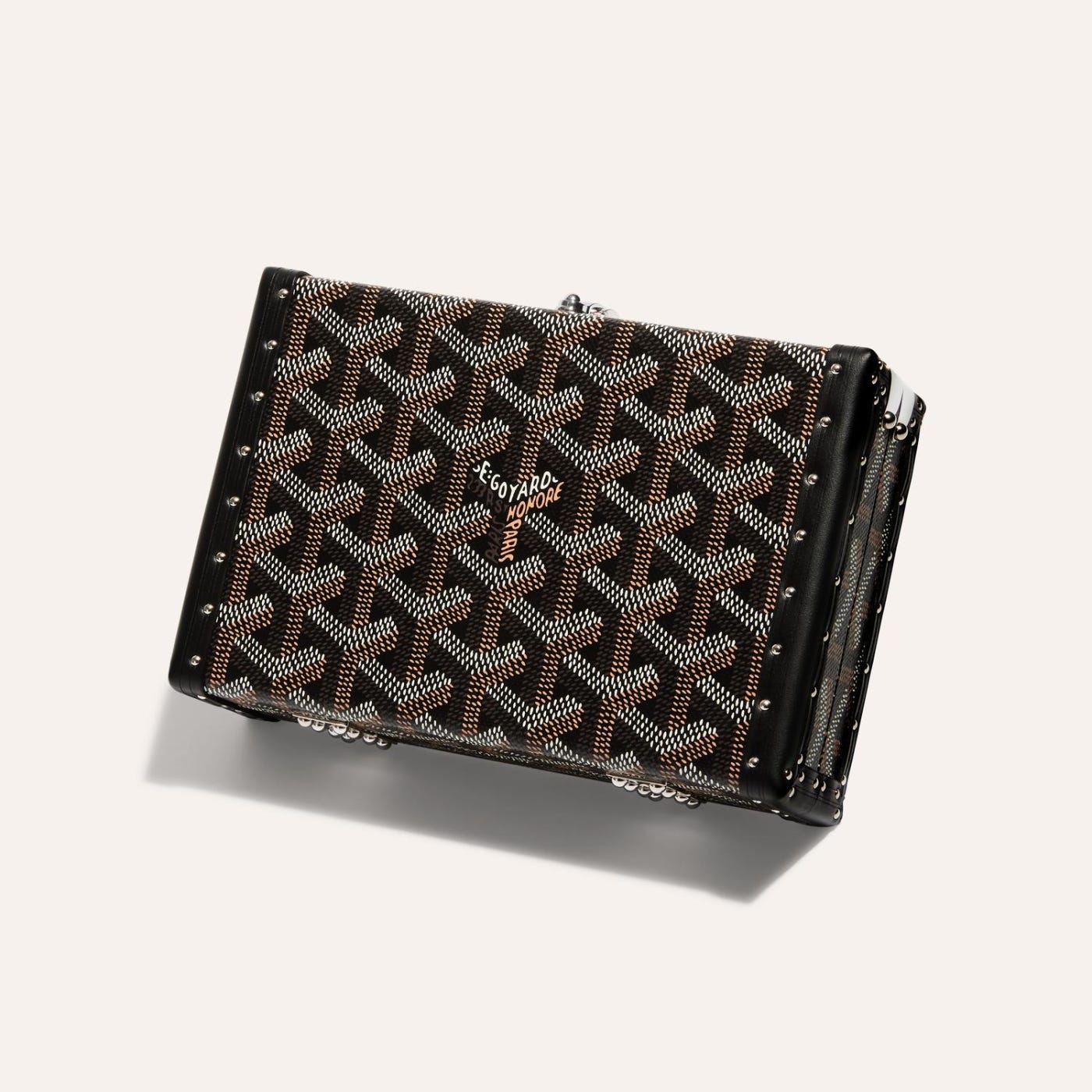 Goyard Minaudière Trunk Bag Black - Image 3